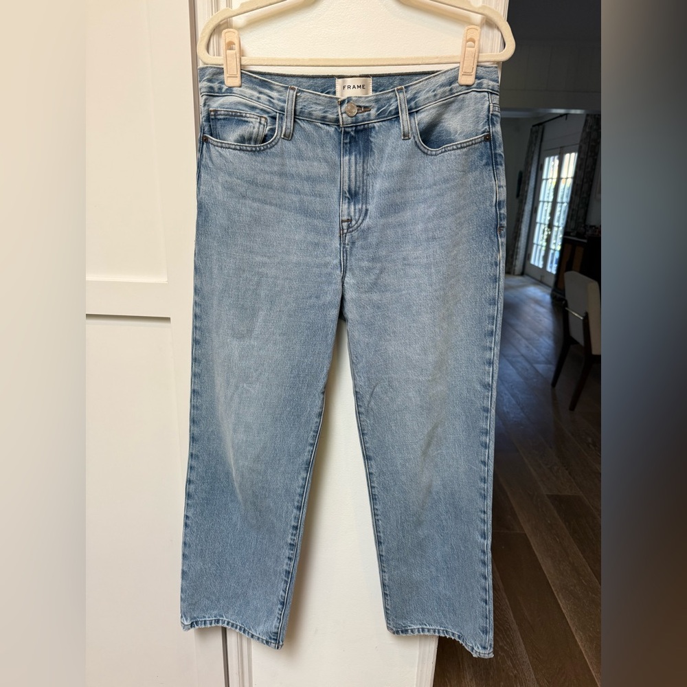 Frame Denim Le Jane Crop Jeans Straight